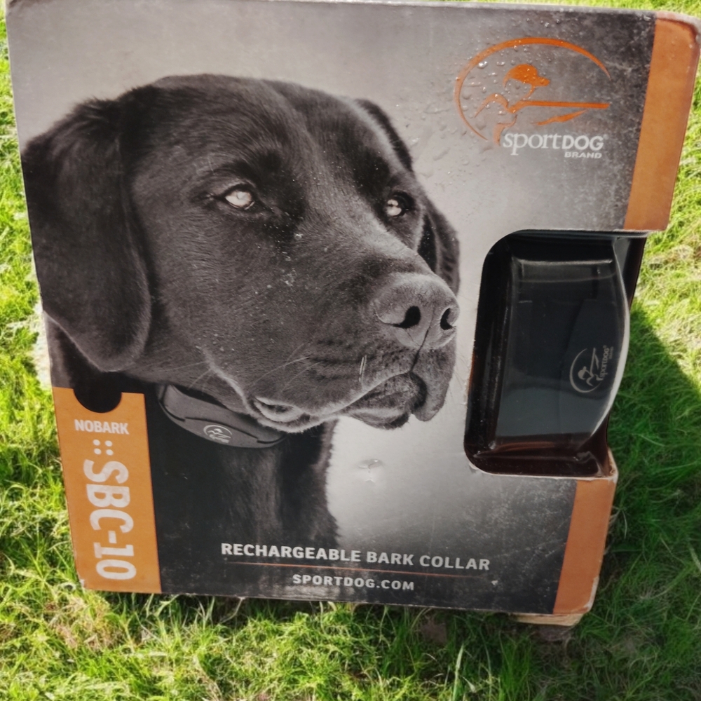 Black Rechargeable Bark Collar